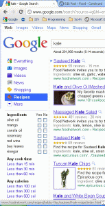 Picture of Google Recipe Search